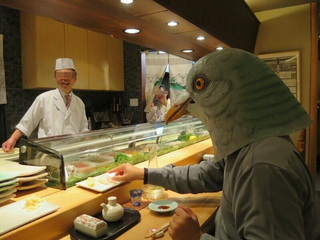 Illustration for article titled Japan Is Good at Pigeon Masks